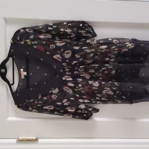 Anthropologie Floral Tunic